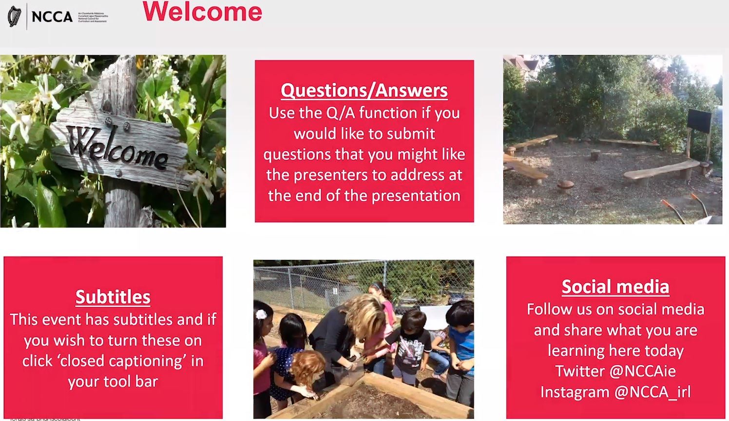 Webinar Two - Working with the curriculum in the outdoor environment - stories from schools