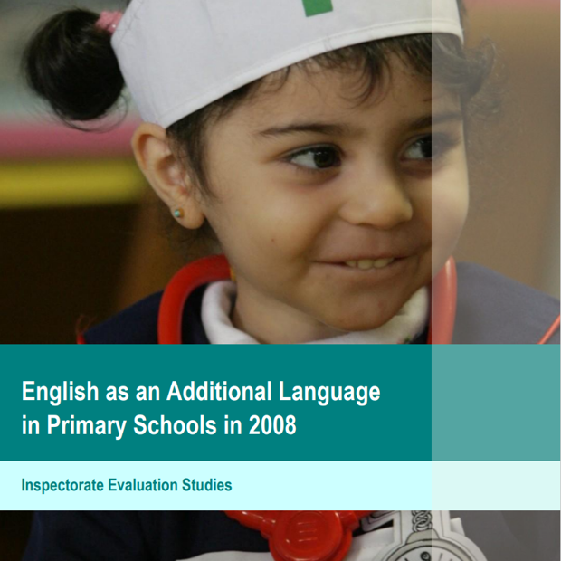 Cover of English as an Additional Language in Primary Schools in 2008 document